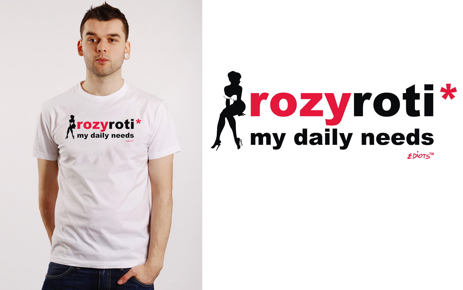 rozy roti with model