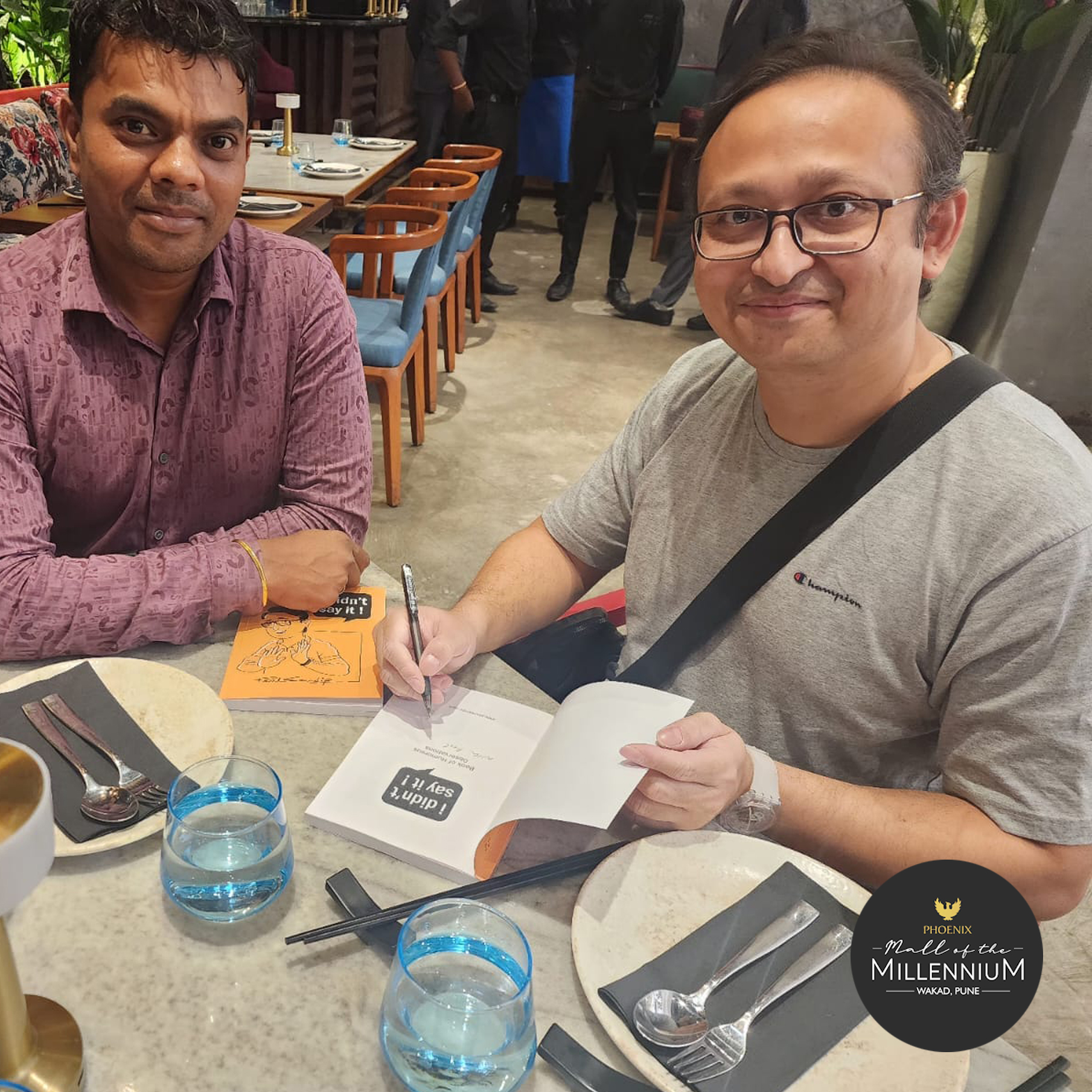 book signing by paul sandip at eight restobar_mall of the millenium 2024