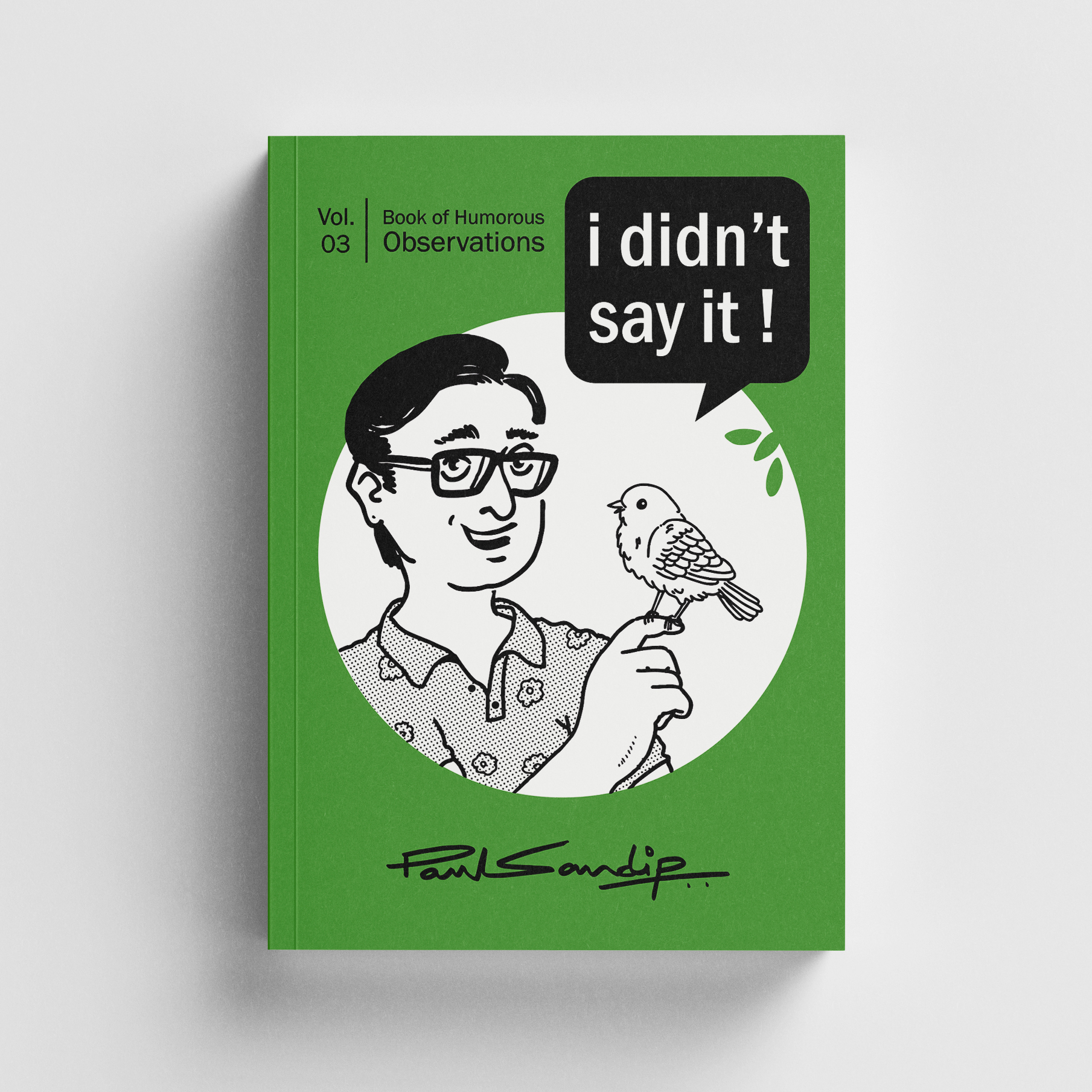 i didn't say it- vol 03 by PAUL SANDIP_front book cover