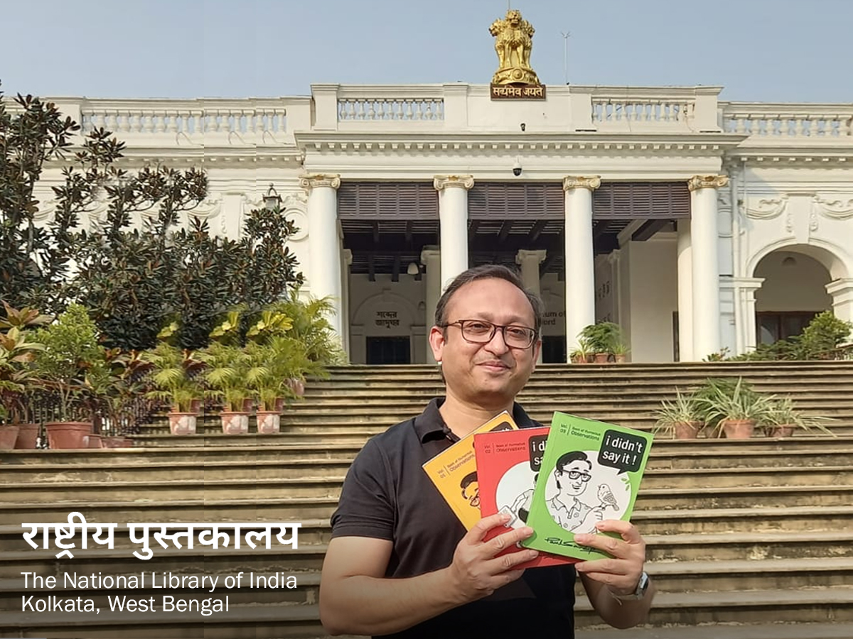national library kolkata_i didnt say it _book by designer PAUL SANDIP