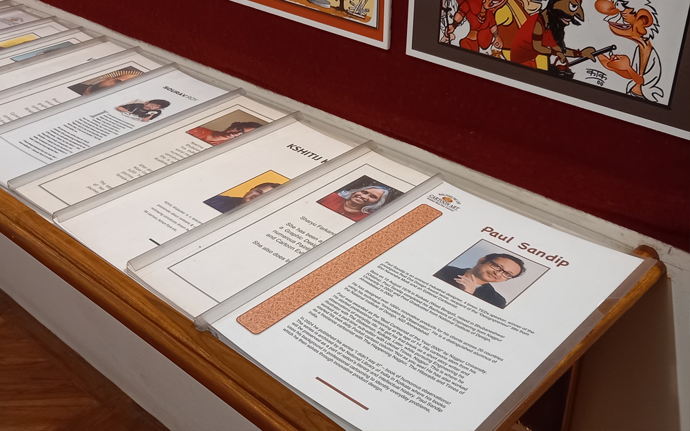 Paul Sandip cartoonist_ Museum of Cartoons_Pune_22-04-2026